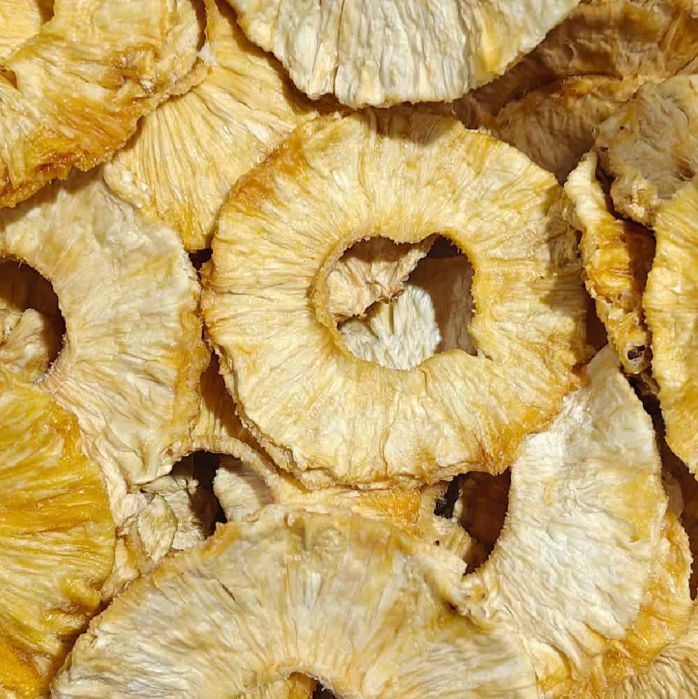 Getrocknete Ananas (ungesüßt)