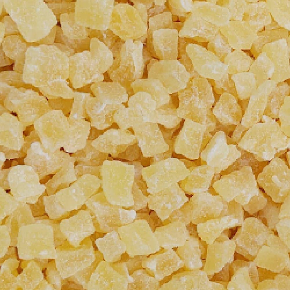 Getrocknete Ananaswürfel