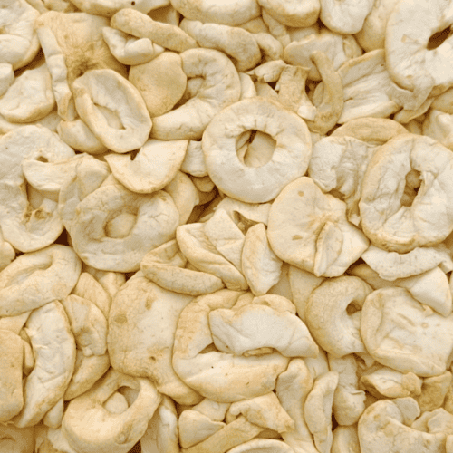 Getrocknete Apfelringe