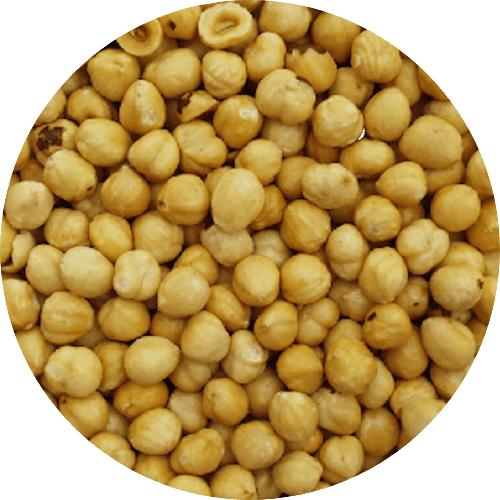 Geröstete Haselnüsse ohne Salz