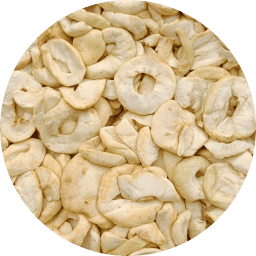 Getrocknete Apfelringe