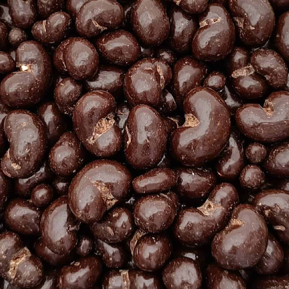 Schokolade Cashewnüsse Zartbitter